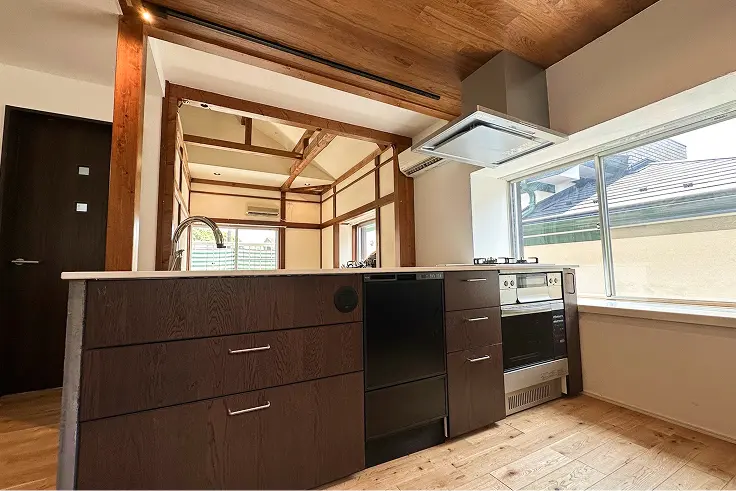 2階に設けた、家族が集まるLDK